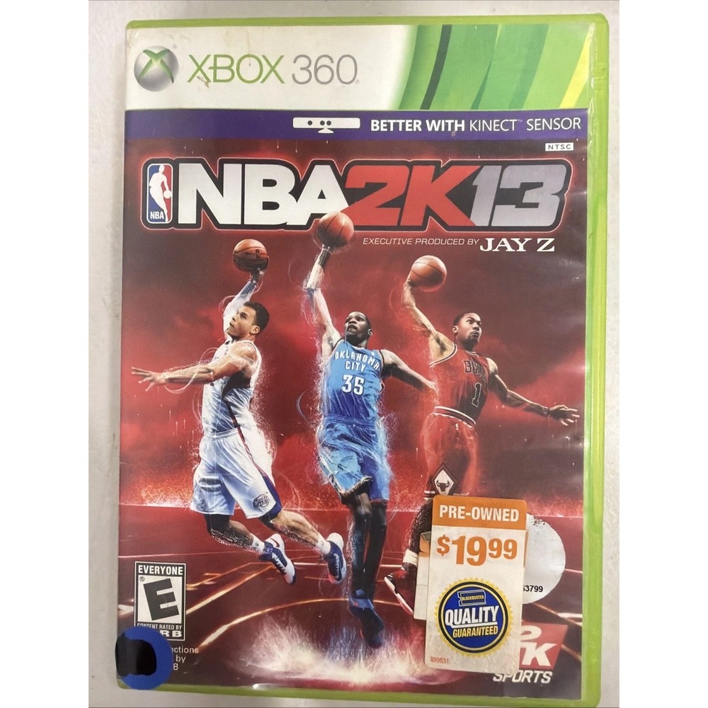 NBA 2K13 Xbox 360 Game Jay Z Produced Basketball Sports Microsoft 2K Sports